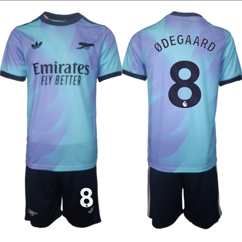 Men 2024-2025 Club Arsenal away Purple blue #8 Soccer Jersey->indianapolis colts->NFL Jersey
